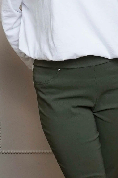 Lorinda Trousers Khaki - Image 3