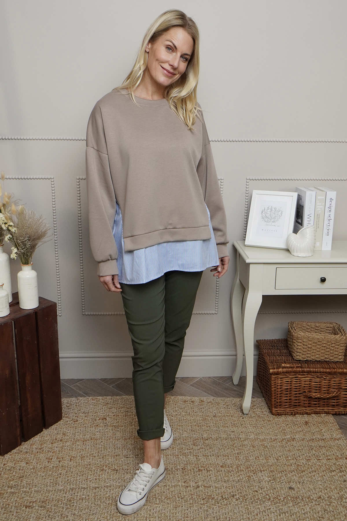Lorinda Trousers Khaki