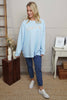 C'est La Vie Sweatshirt Light Blue