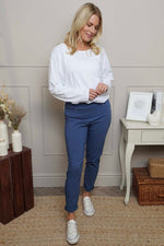 Lorinda Trousers Blue Blue - Lorinda Trousers Blue
