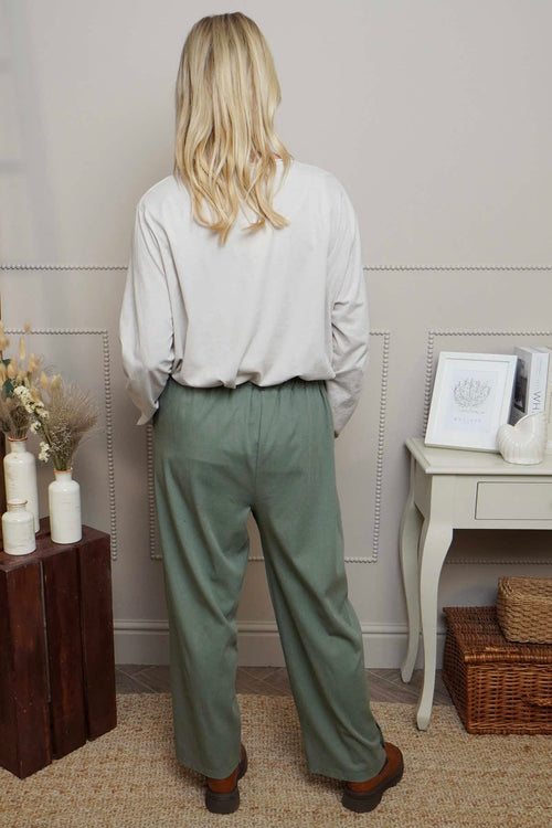 Nydia Trousers Khaki - Image 4