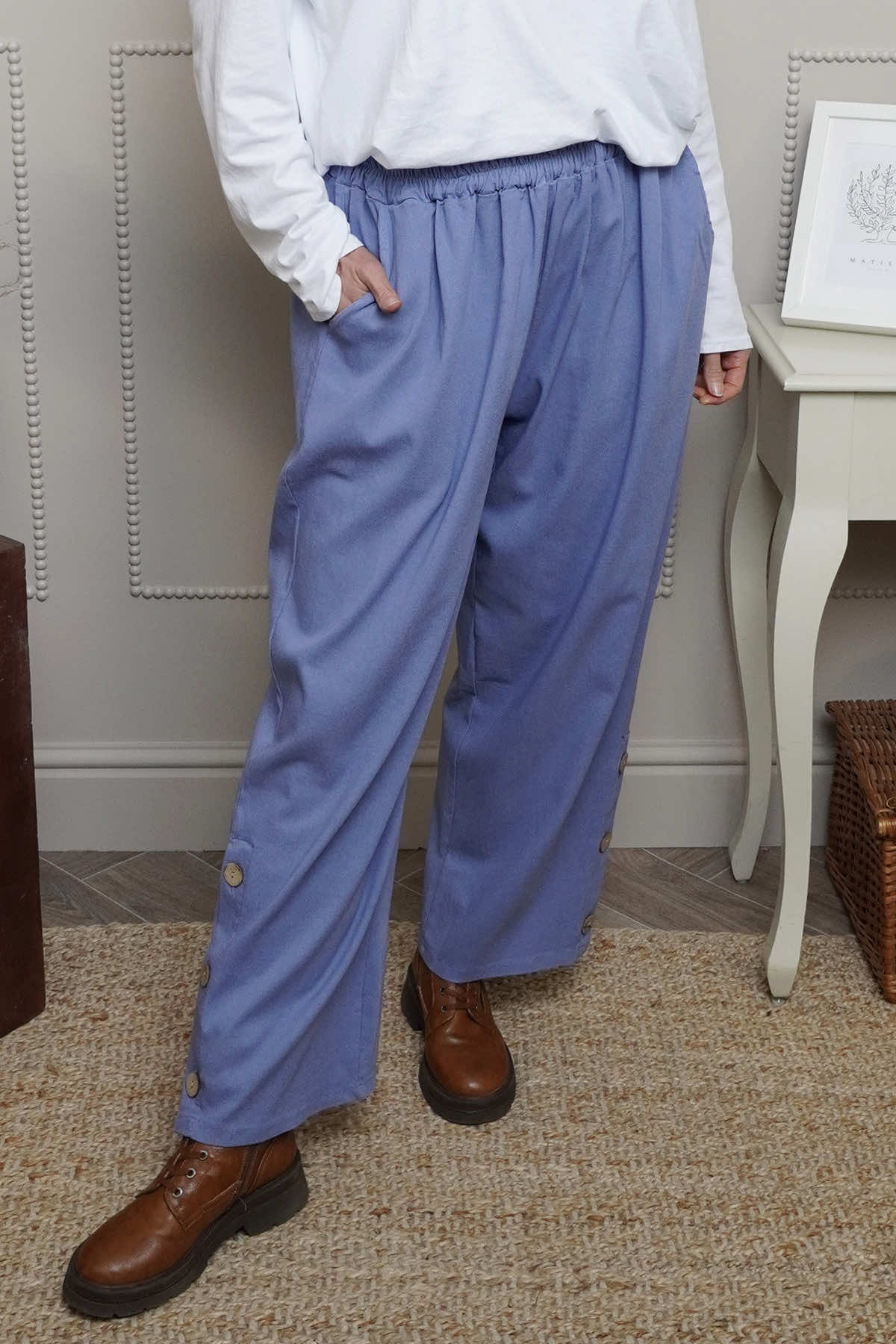 Nydia Trousers Blue