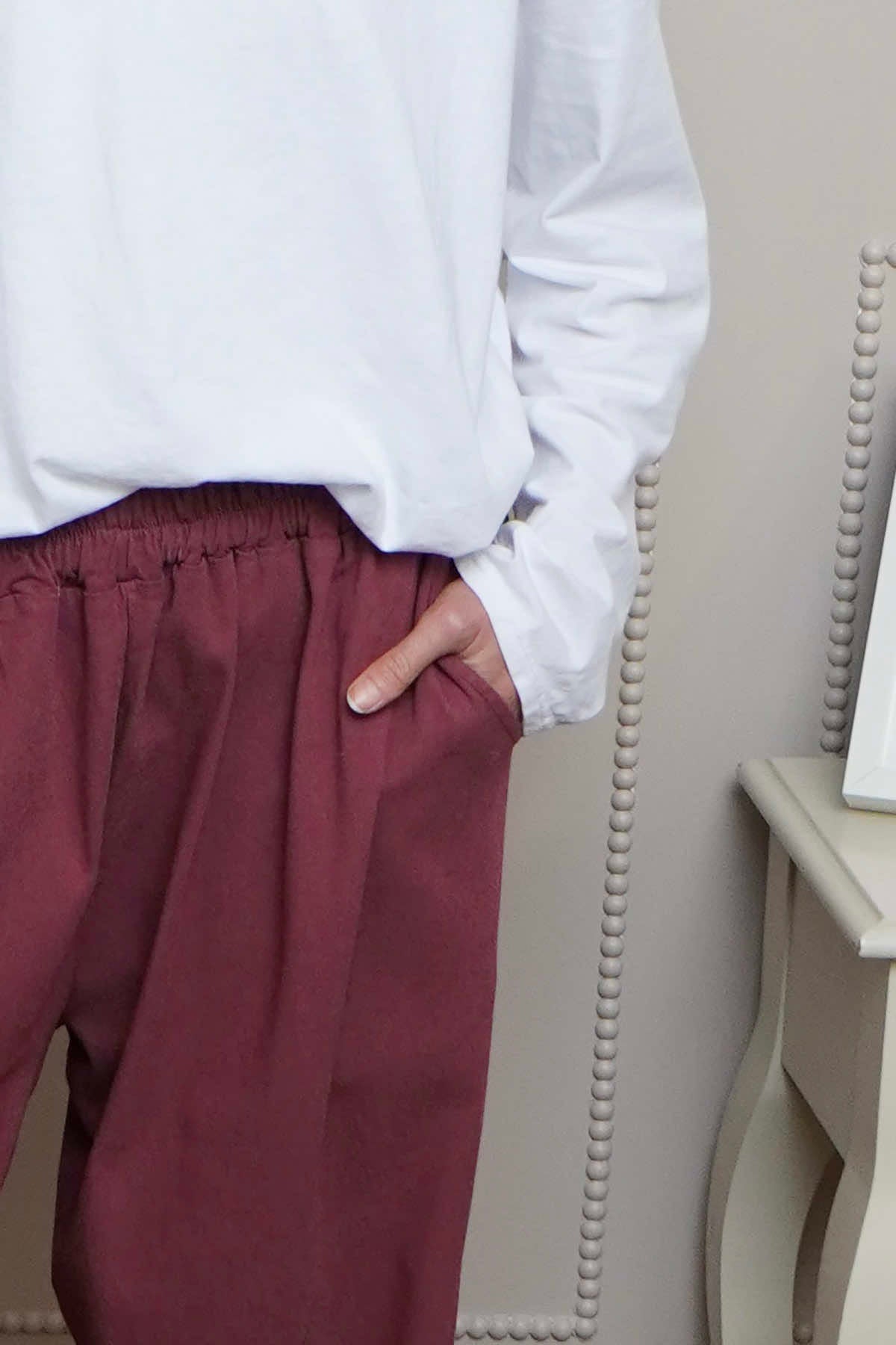 Nydia Trousers Wine