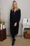 Terrie Needlecord Dress Black