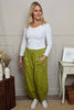 Jerilyn Cotton Trousers Olive