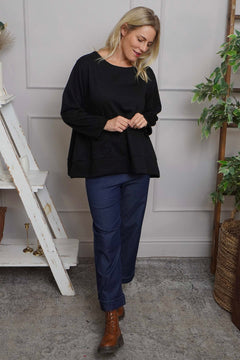Codie Wool Top Black