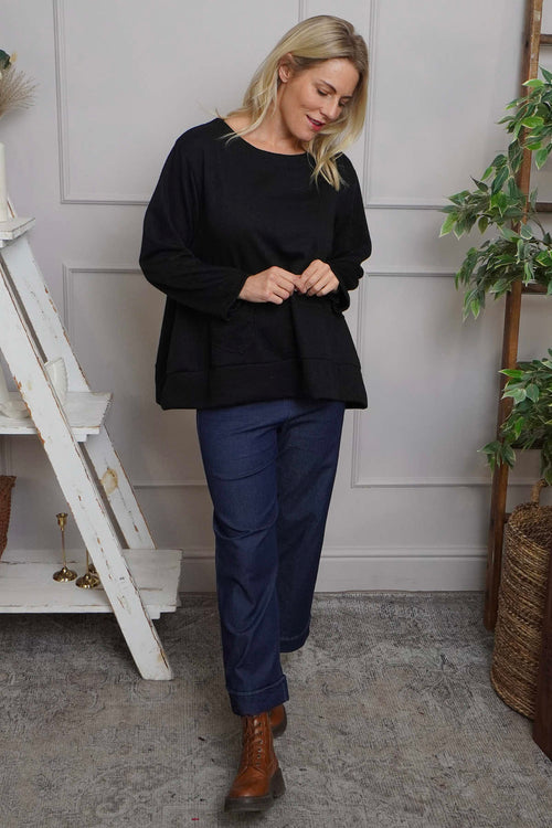 Codie Wool Top Black - Image 1