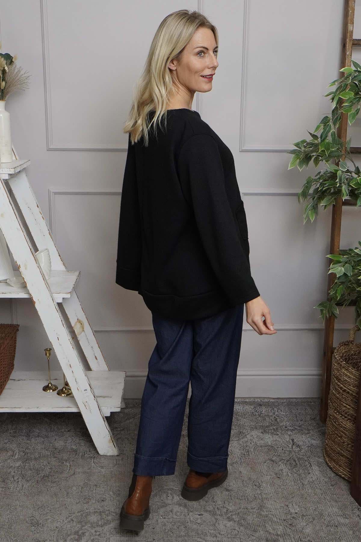 Codie Wool Top Black