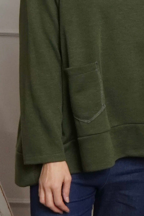 Codie Wool Top Khaki - Image 3