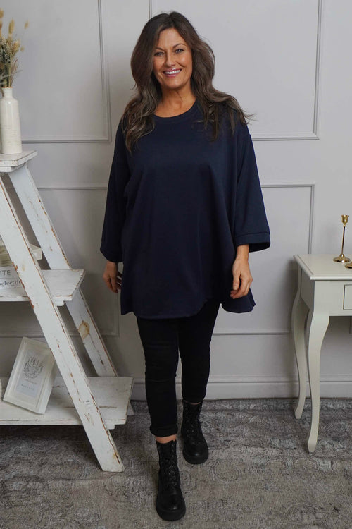 Corina Sweatshirt Navy - Image 1