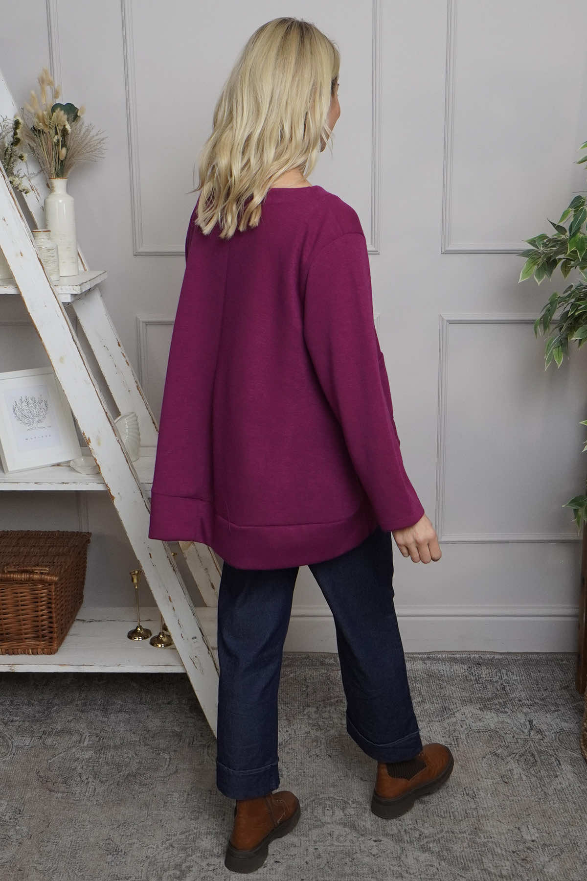 Codie Wool Top Berry