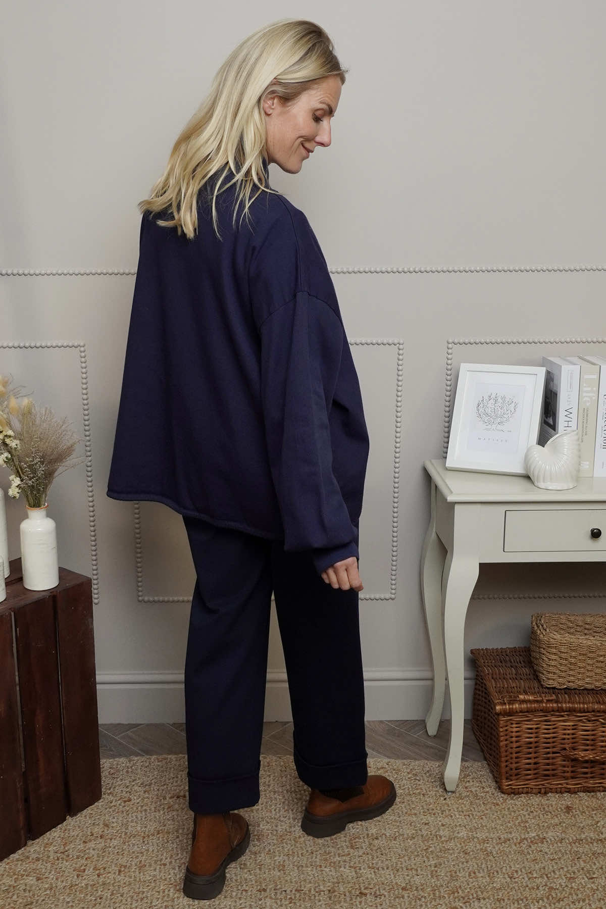 Ramsey Cotton Jacket Navy