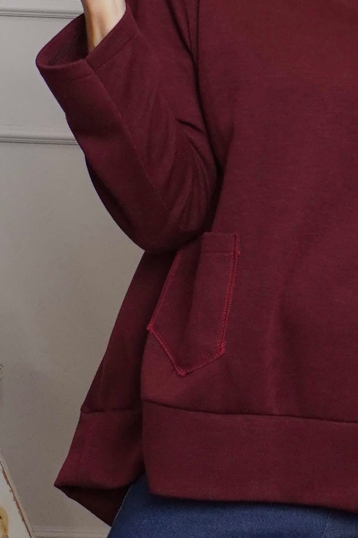 Codie Wool Top Wine
