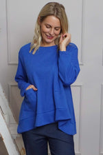 Codie Wool Top Cobalt Cobalt - Codie Wool Top Cobalt