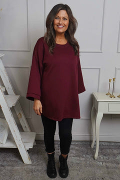 Corina Sweatshirt Wine