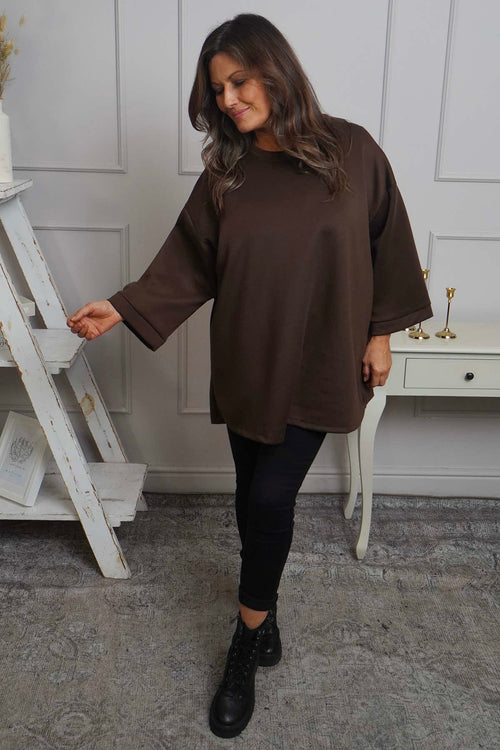 Corina Sweatshirt Cocoa - Image 1