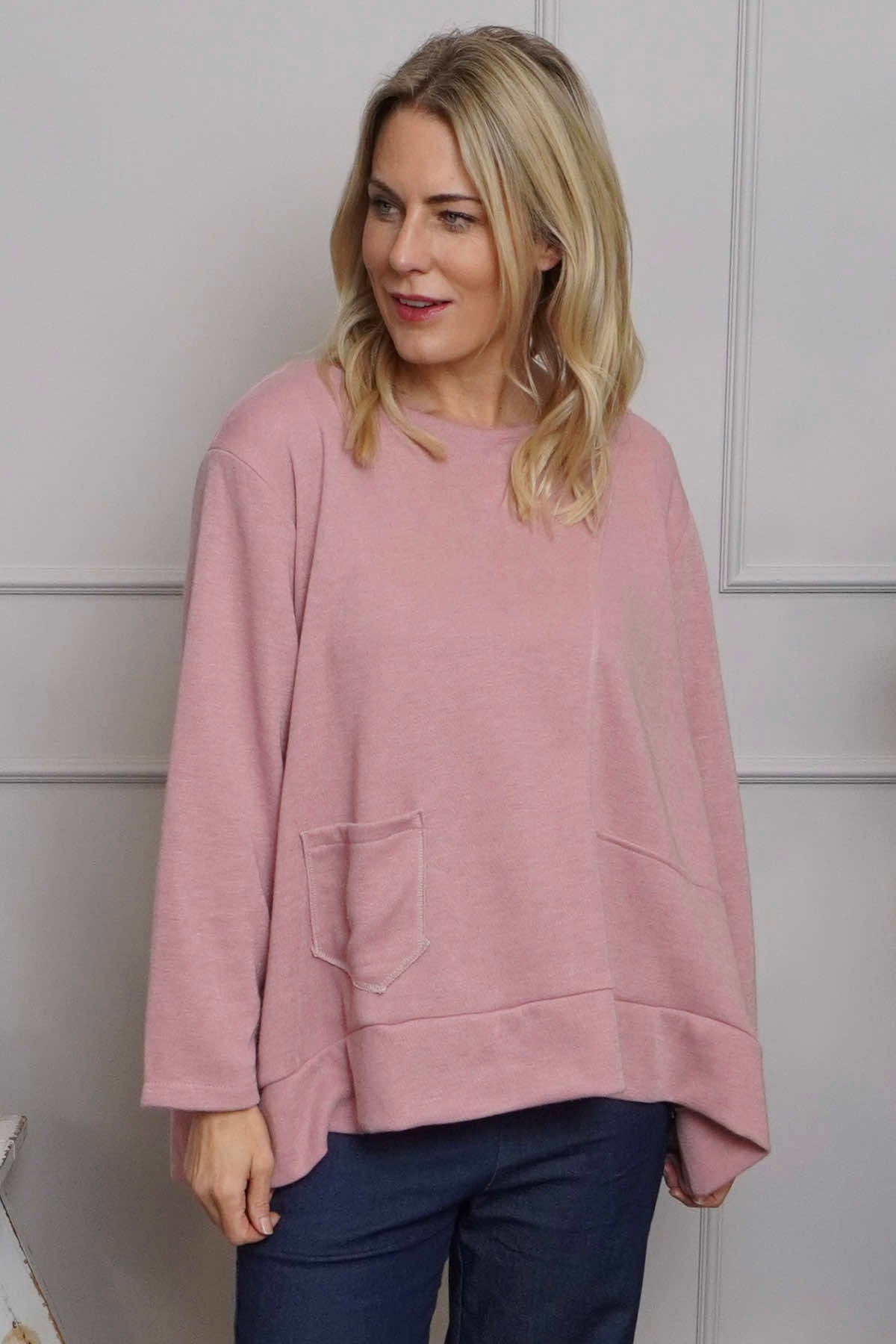 Codie Wool Top Pink