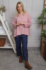 Codie Wool Top Pink Pink - Codie Wool Top Pink