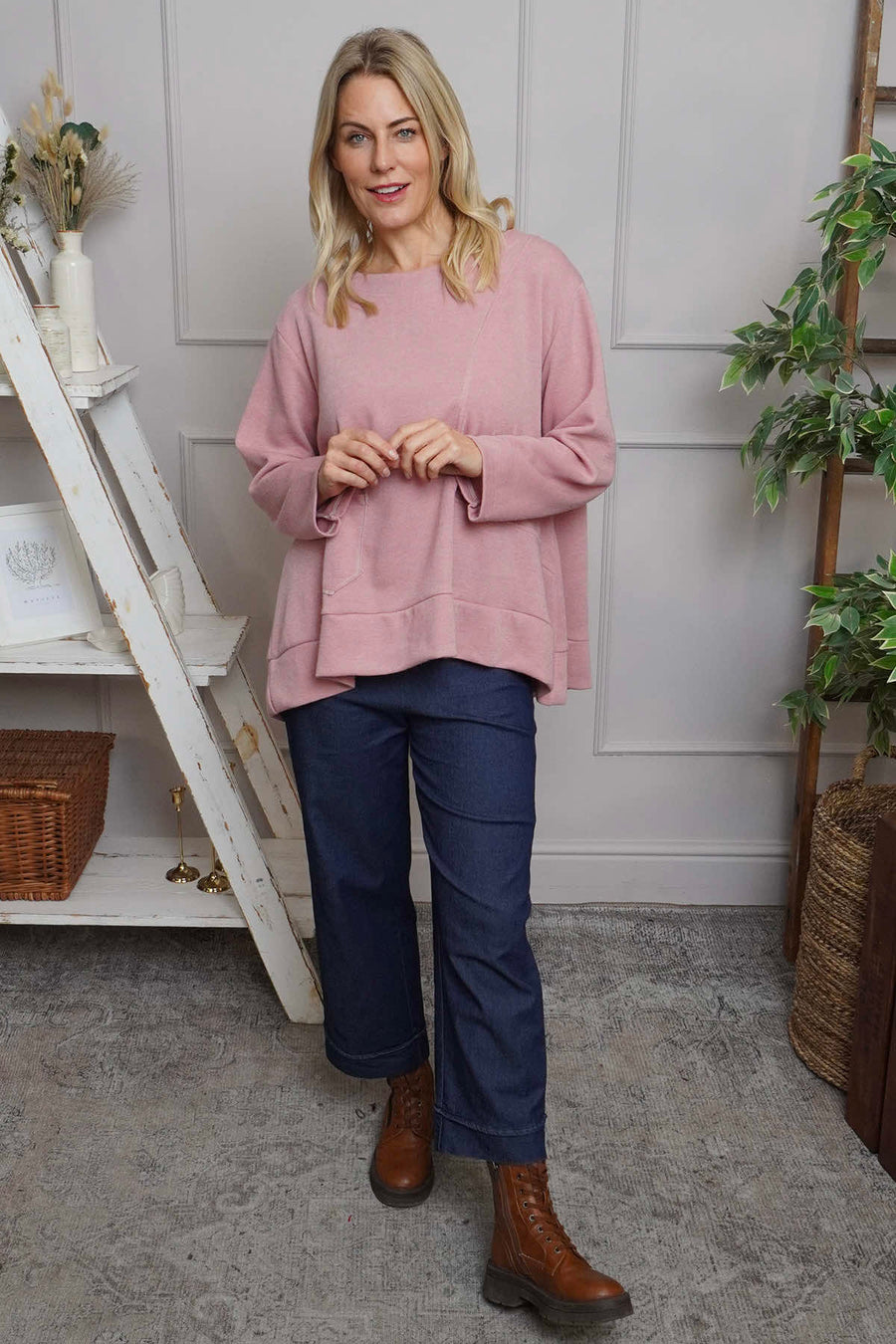 Codie Wool Top Pink
