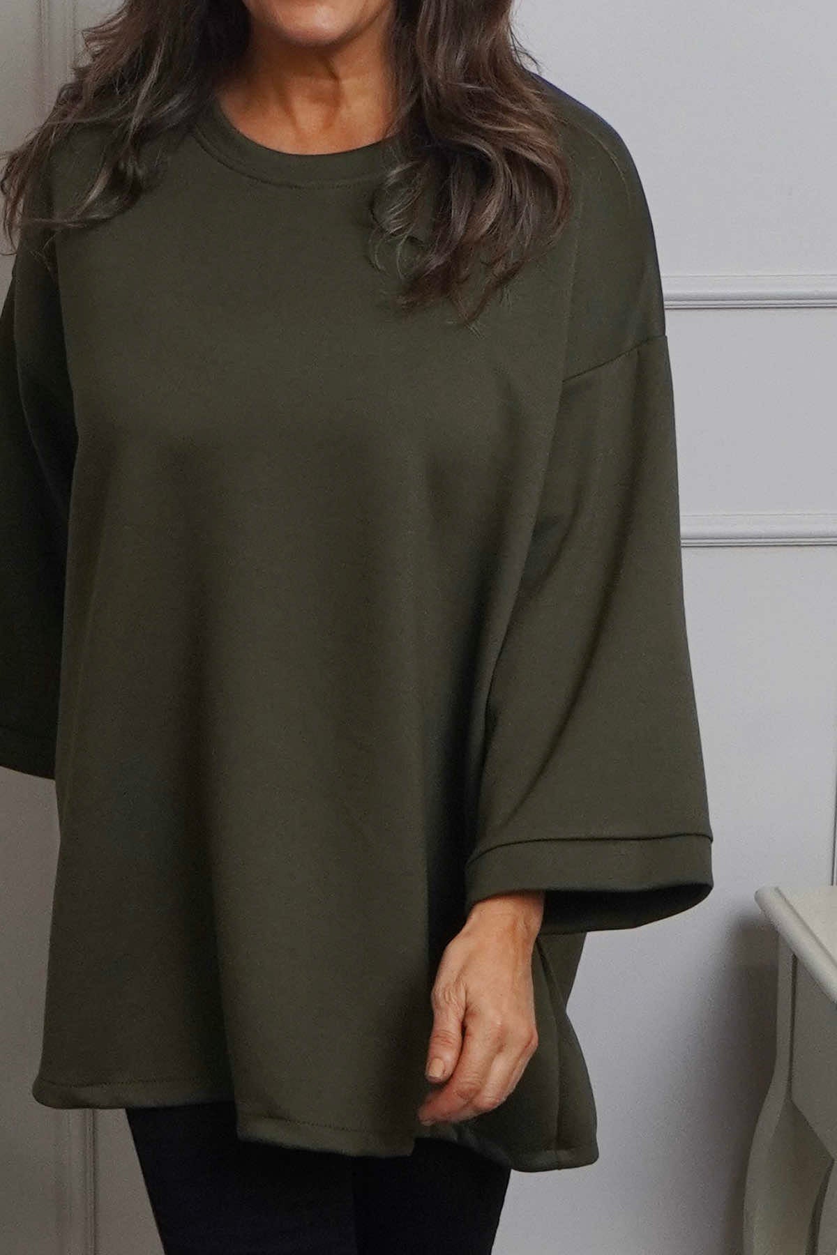 Corina Sweatshirt Khaki