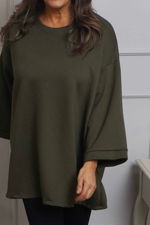 Corina Sweatshirt Khaki - Image 3