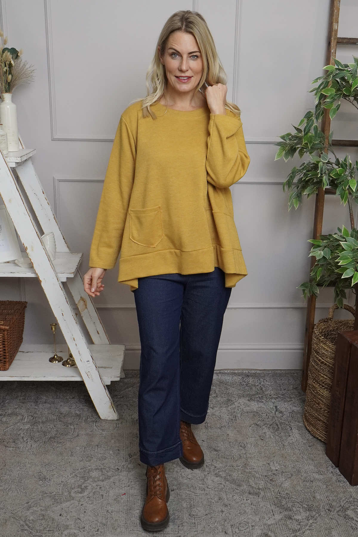 Codie Wool Top Yellow