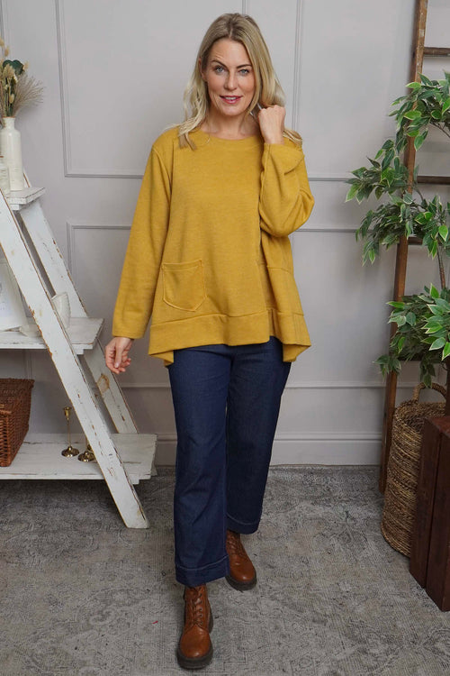 Codie Wool Top Yellow - Image 2