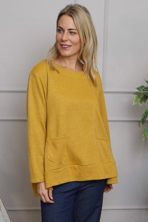 Codie Wool Top Yellow - Image 1