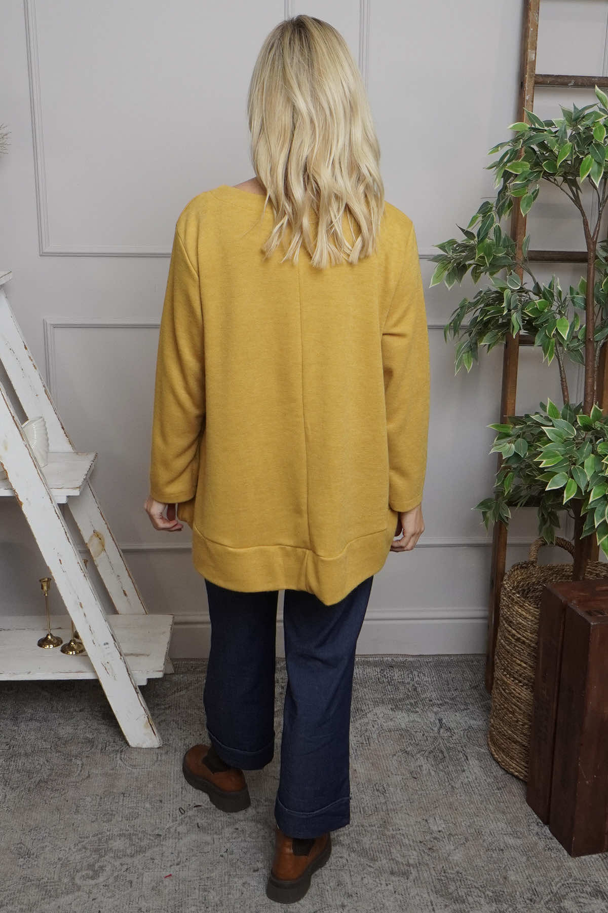 Codie Wool Top Yellow