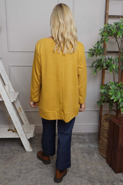 Codie Wool Top Yellow - Image 4