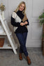 Rodina Argyle Knitted Jumper Navy