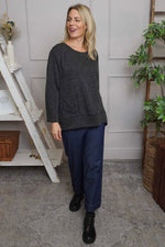 Codie Wool Top Marl Charcoal Marl Charcoal - Codie Wool Top Marl Charcoal