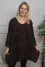 Rita Cord Detail Tunic Cocoa