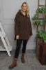 Jaylen Hooded Cotton Top Cocoa