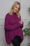 Chanelle Knitted Jumper Berry