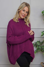 Chanelle Knitted Jumper Berry Berry - Chanelle Knitted Jumper Berry