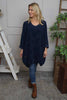 Rita Cord Detail Tunic Navy