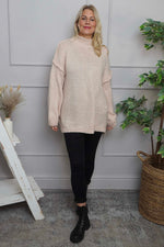 Jonie Knitted Jumper Pink Pink - Jonie Knitted Jumper Pink