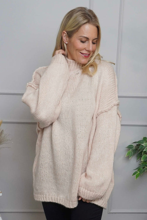 Jonie Knitted Jumper Pink - Image 2