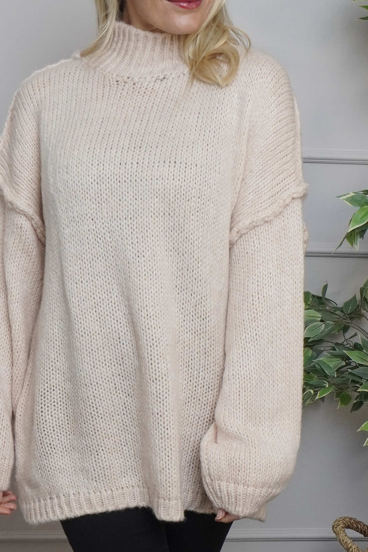 Jonie Knitted Jumper Pink