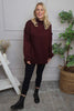 Jonie Knitted Jumper Wine