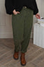 Carmella Needlecord Trousers Khaki