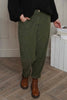 Carmella Needlecord Trousers Khaki