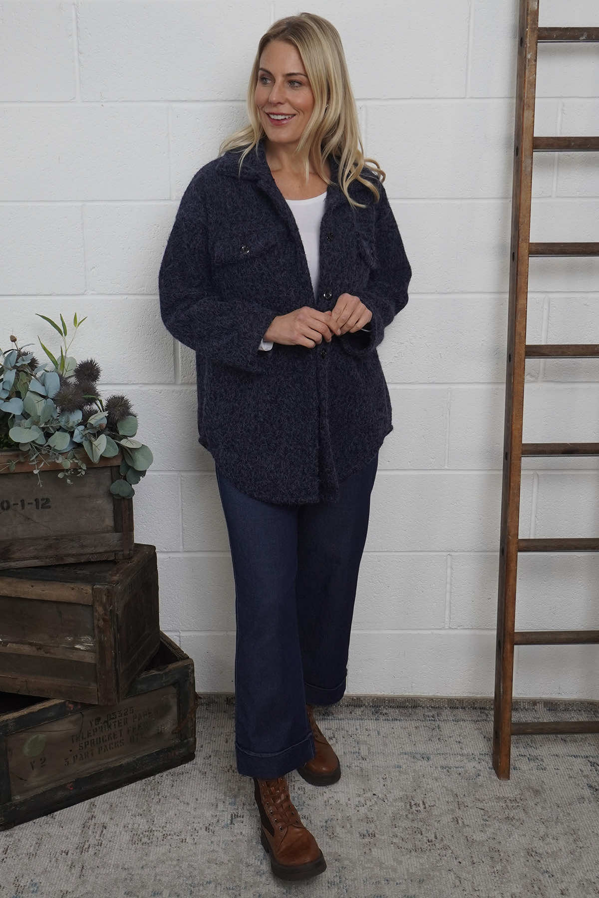 Brylee Jacket Navy