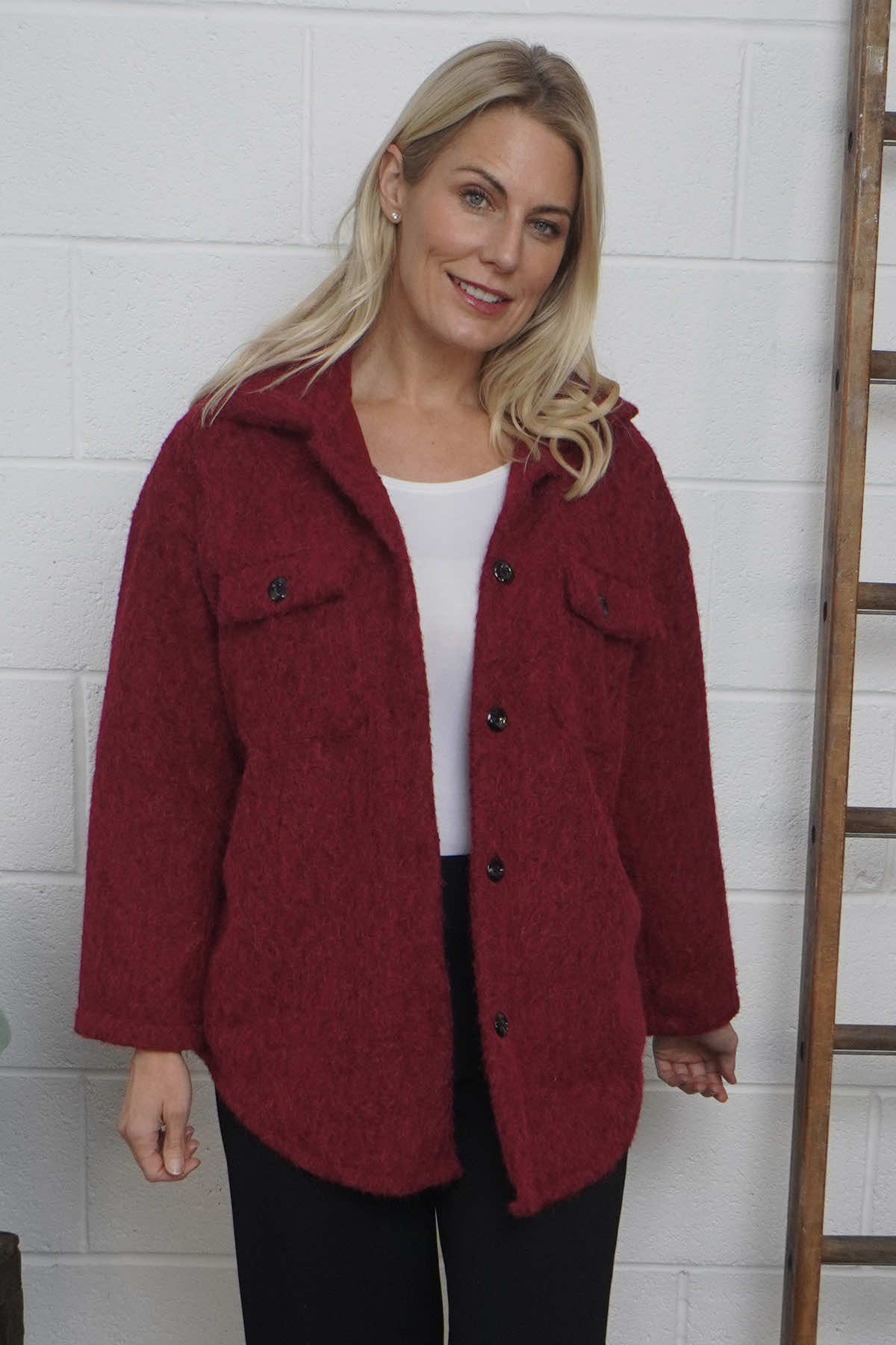 Brylee Jacket Wine