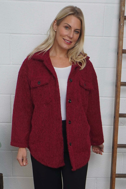 Brylee Jacket Wine - Image 2