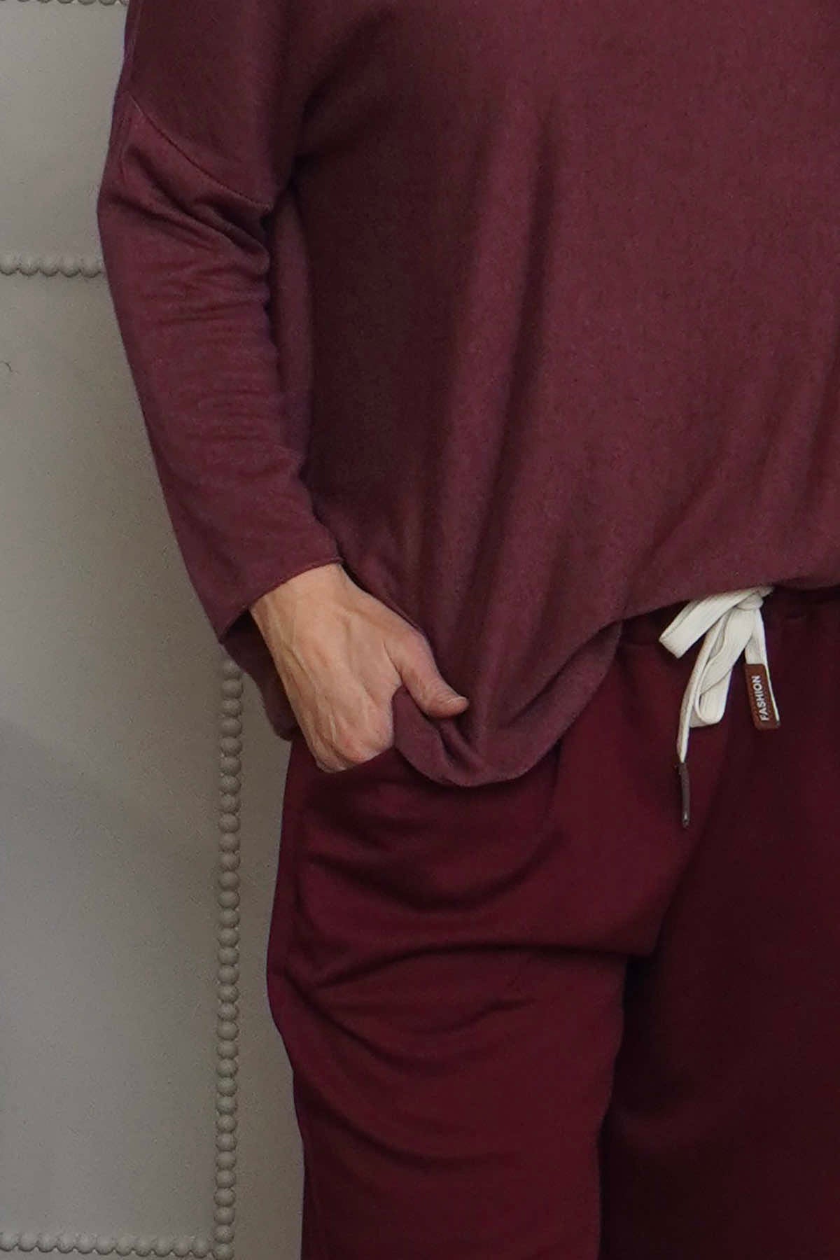 Celinda Joggers Burgundy