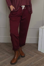 Celinda Joggers Burgundy Burgundy - Celinda Joggers Burgundy