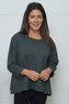Laurissa Cotton Top Charcoal