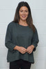 Laurissa Cotton Top Charcoal